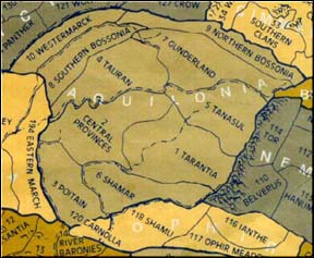The provinces of Aquilonia