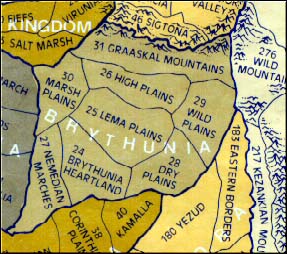 The provinces of Brythunia