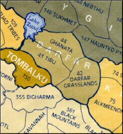 The provinces of Darfar