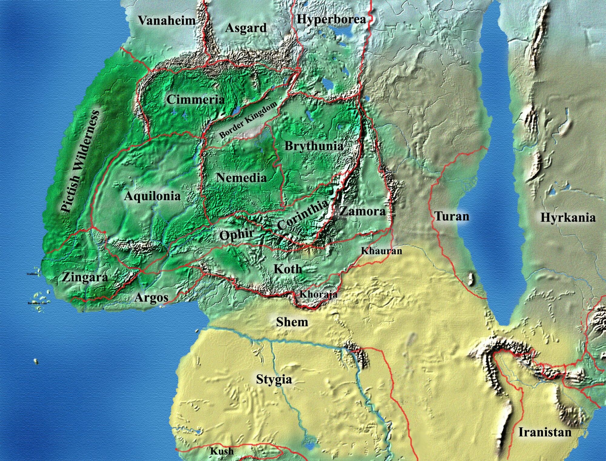 Hyperborea Map