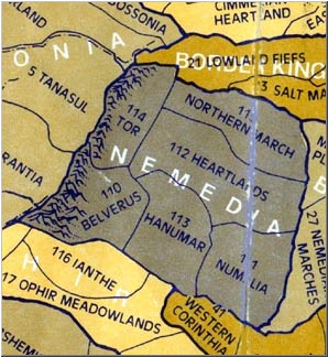 The provinces of Nemedia