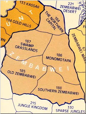 The provinces of Zembabwei